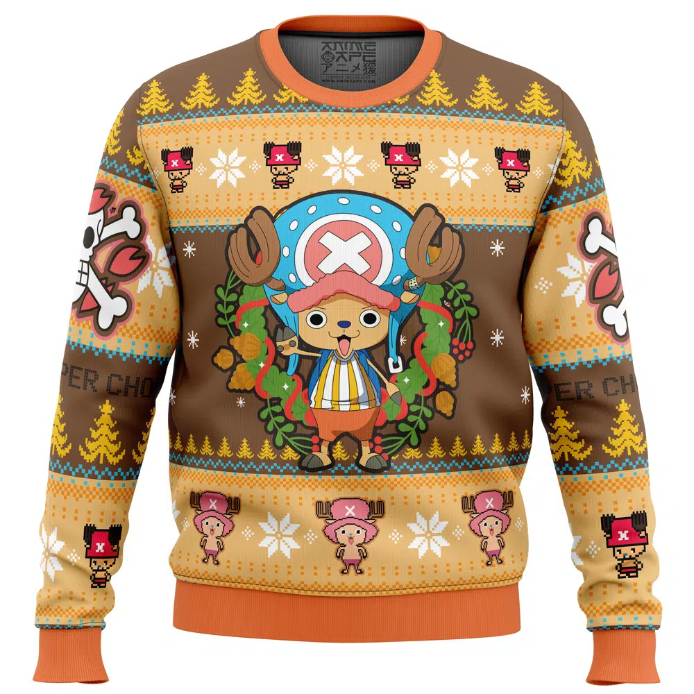 Christmas Chopper One Piece men sweatshirt FRONT mockup - Apex Legends Merch